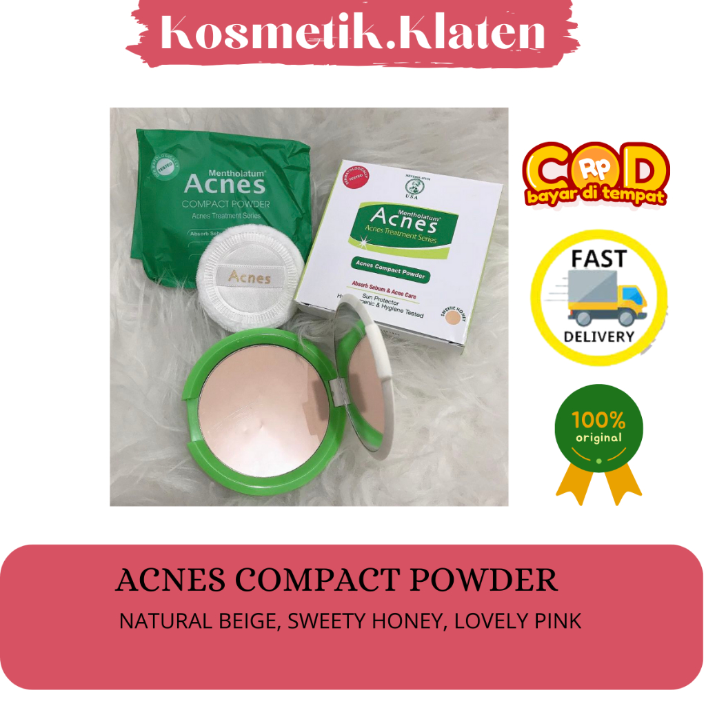 Jual [COD] Acnes Compact Powder 14gr | Shopee Indonesia