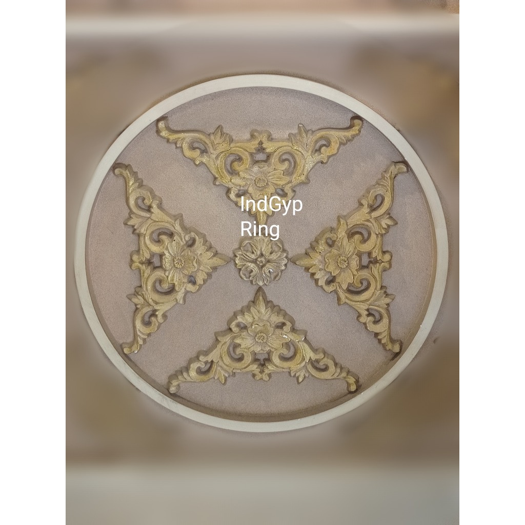 Jual Ornamen dinding O50/Ornamen gypsum/Ornamen plafon | Shopee Indonesia