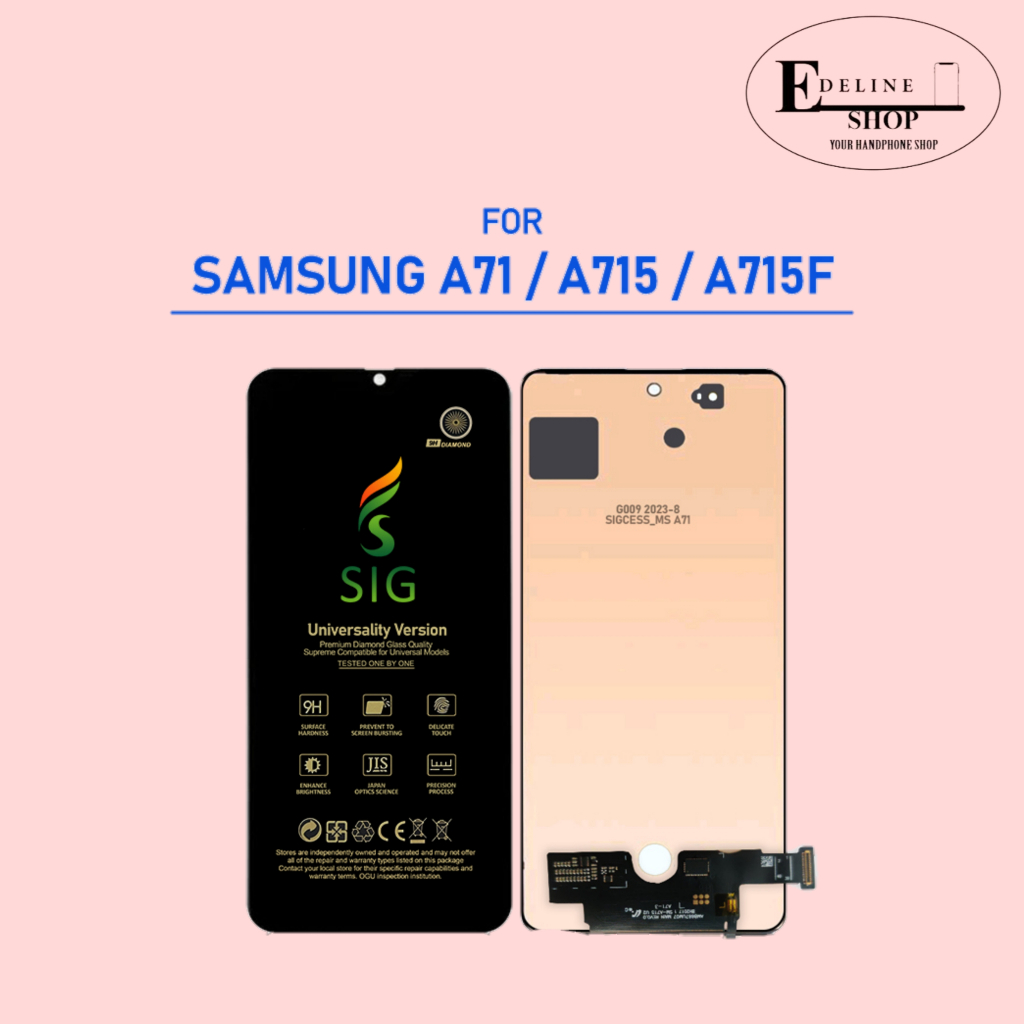 Jual LCD SAMSUNG A71 / A715 / A71F TOUCHSCREEN SAMSUNG GALAXY ORIGINAL