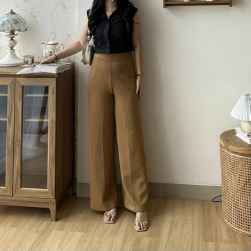 So Ra Celana Kulot Panjang Wanita Highwaist Long Cullote XXL