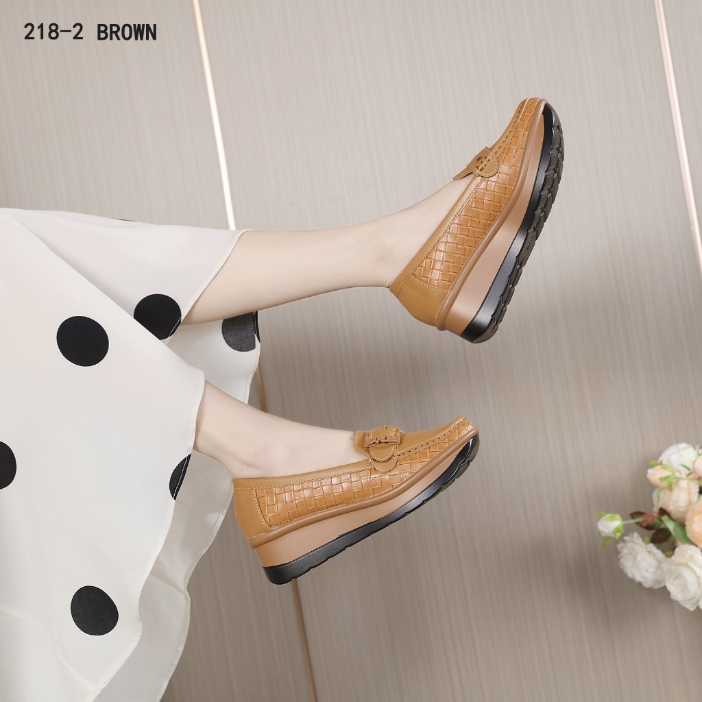 Jual CARLESLEVIN CL 218 2 Sepatu Wedges Wanita Import Nyaman Dipakai Shopee Indonesia