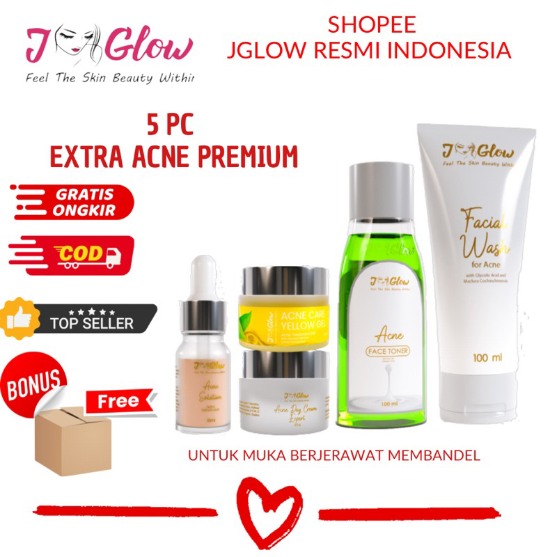Jual JGlow extra acne premium Cream jglow Ex acne cream jglow extra