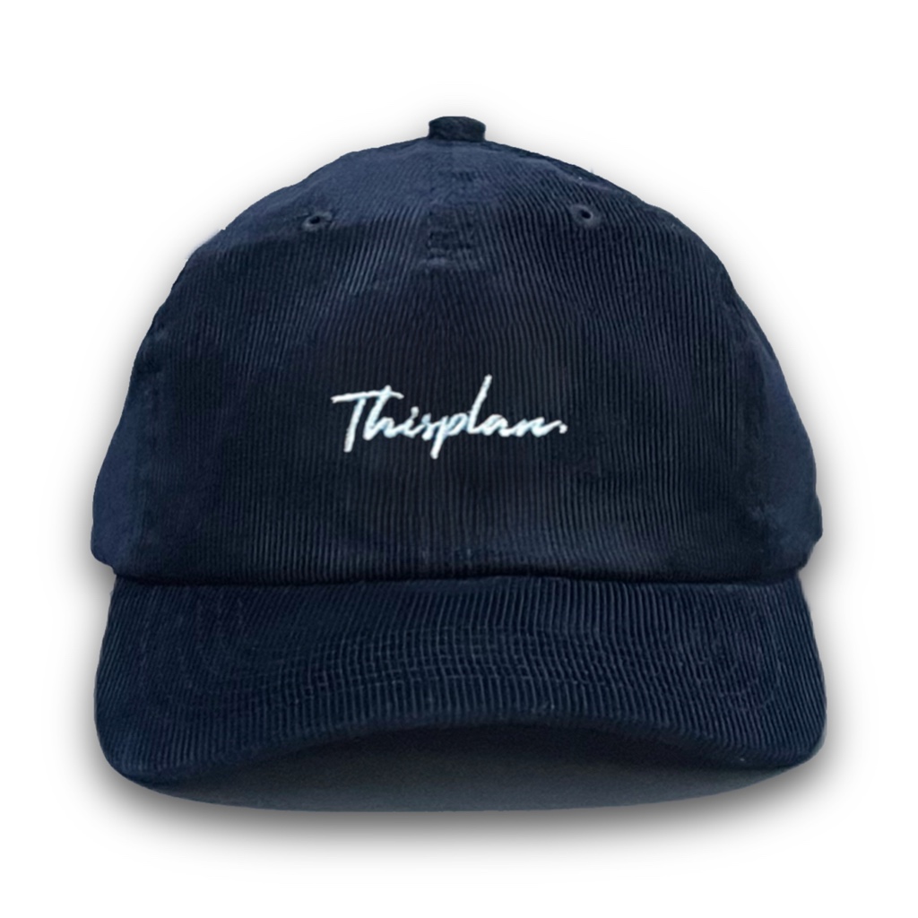 Jual Topi Pria Basic Logo Full Black Corduroy Thisplan | Shopee Indonesia