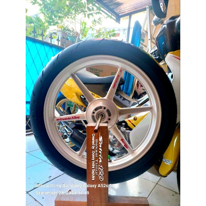 Jual Velg Daiichi Alloy Double Disc Original Suzuki Satria 2Tak 120R ...