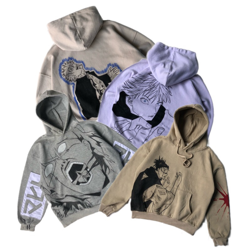 Jual hoodie rework anime jujutsu kaisen | Shopee Indonesia