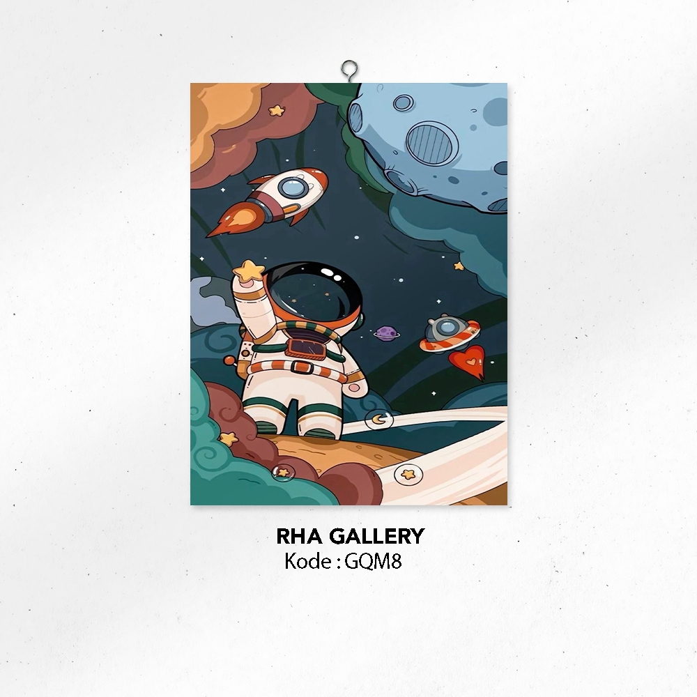Jual RHA Hiasan Dinding Sekolah Astronot Planet Tata Surya Solar System
