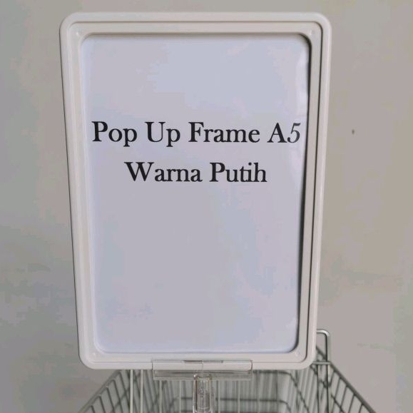 Jual Pop Up Frame Ukuran A5 - Papan Harga Promo Minimarket - Tiang ...