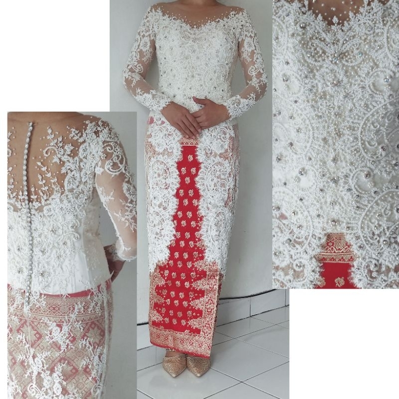 Jual Jual Kebaya Pengantin Cikross Pemberkatan Wedding Akad