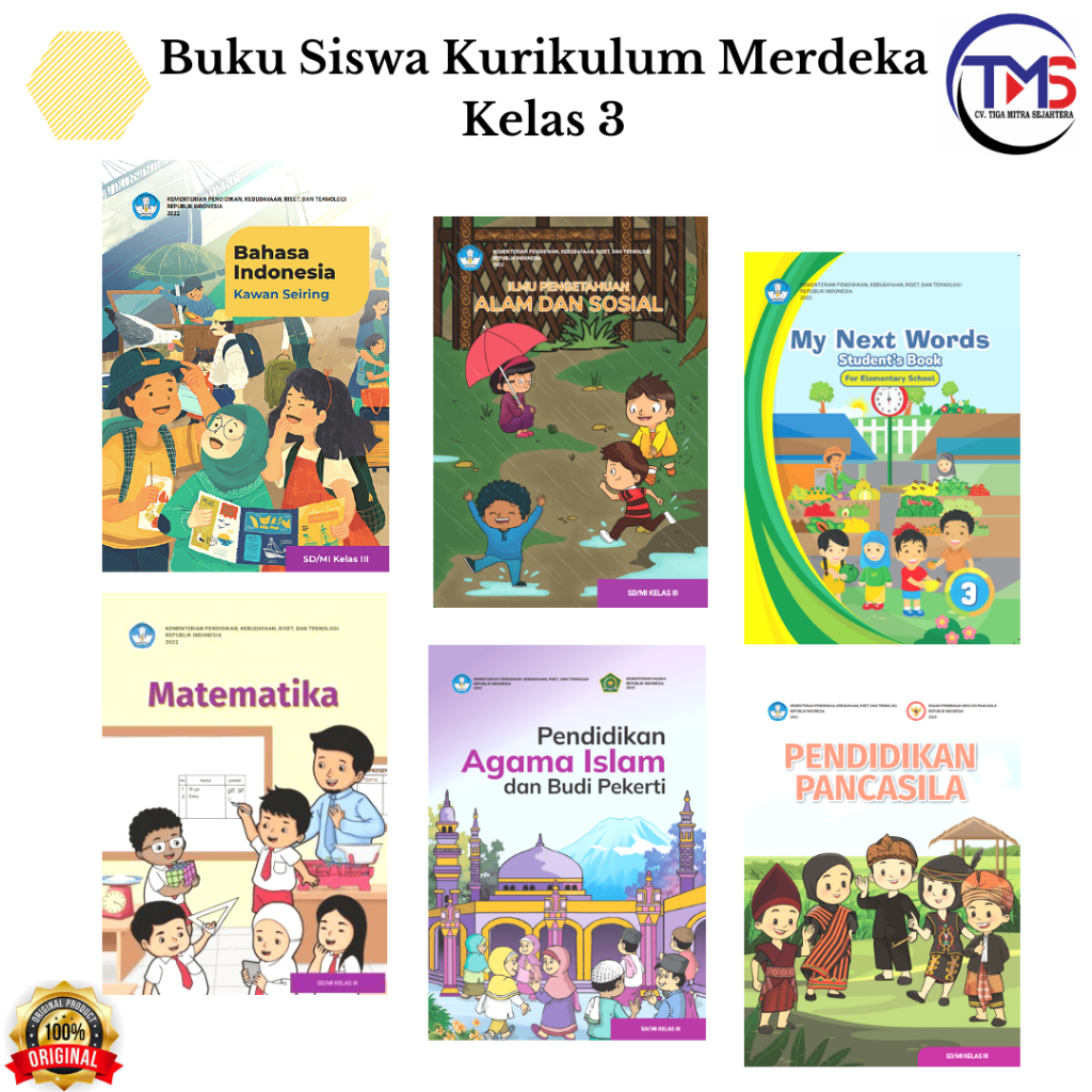 Jual Buku Siswa Kurikulum Merdeka Kelas 3 untuk SD/MI | Shopee Indonesia