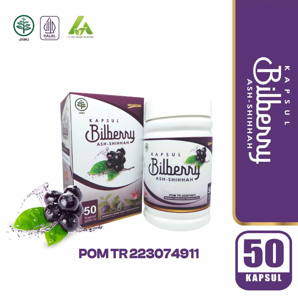 Jual kapsul Ekstra Bilberry Herbal ashshihhah !!! Shopee Indonesia