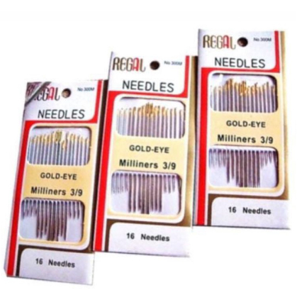 Jual BSS - JARUM JAHIT TANGAN REGAL GOLD EYE MILINERS 3/9 isi 16pcs ...