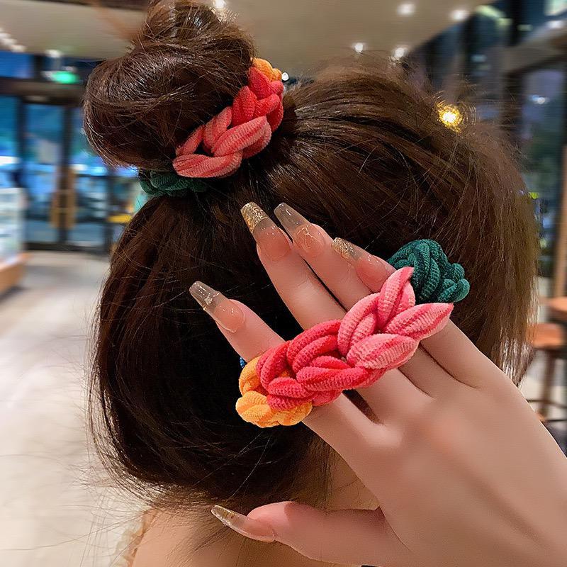 Jual IKAT RAMBUT DONAT KEPANG KOREA / KUNCIR WARNA WARNI KOREA | Shopee ...