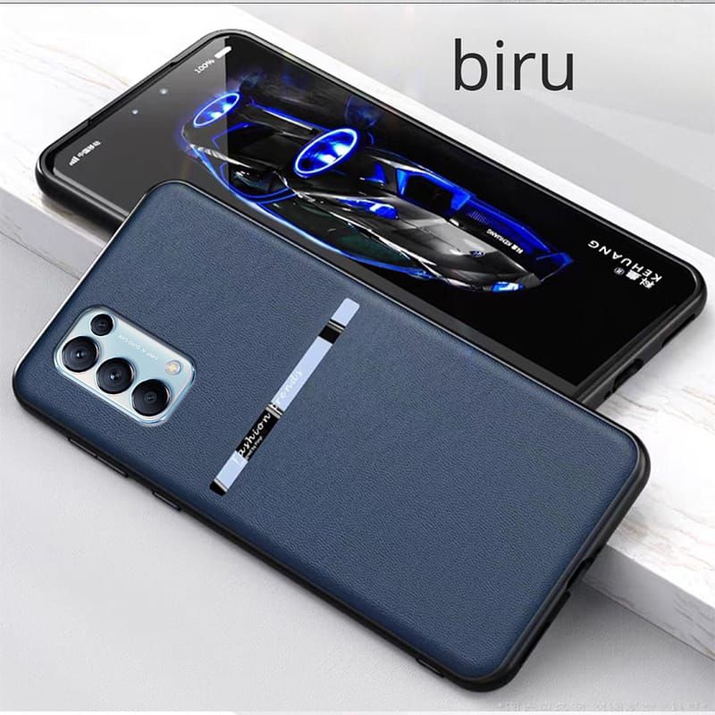 Jual case OPPO Reno 5 Bahan kulit softcase trendy fashion design casing ...