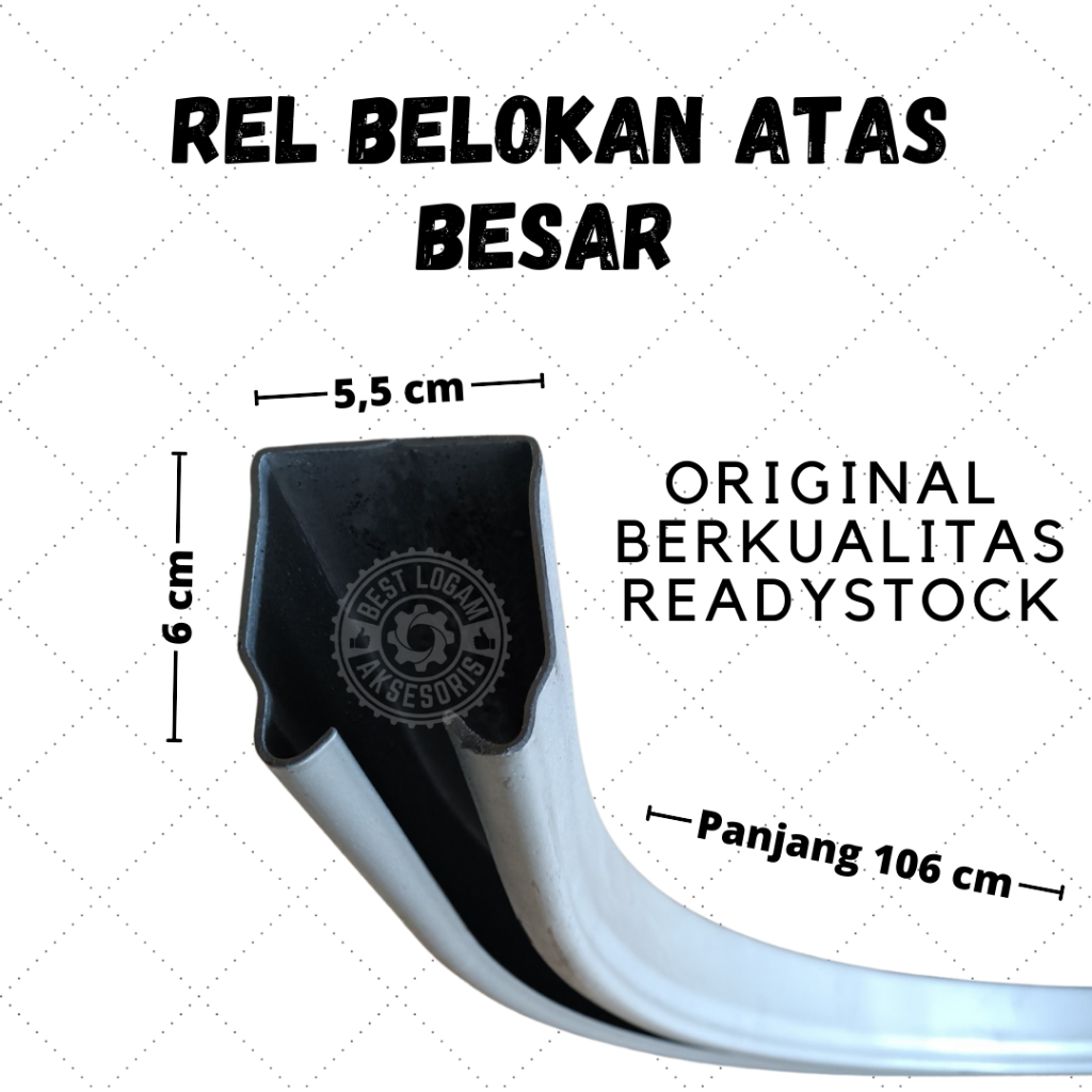 Jual Rel belokan atas pintu besi rel tikungan pintu lipat sliding