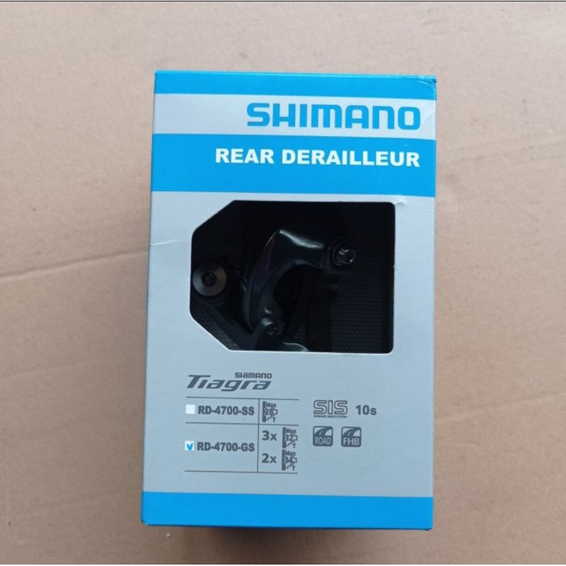RD rear derailleur shimano original TIAGRA 4700 SS GS 10sp 10speed 10 speed  short medium cage sepeda roadbike lipat