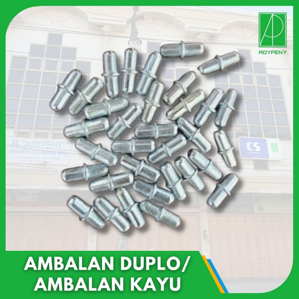 Jual Pin Ambalan Duplo Penyambung Sambungan Penyangga Besi Kayu Lemari ...