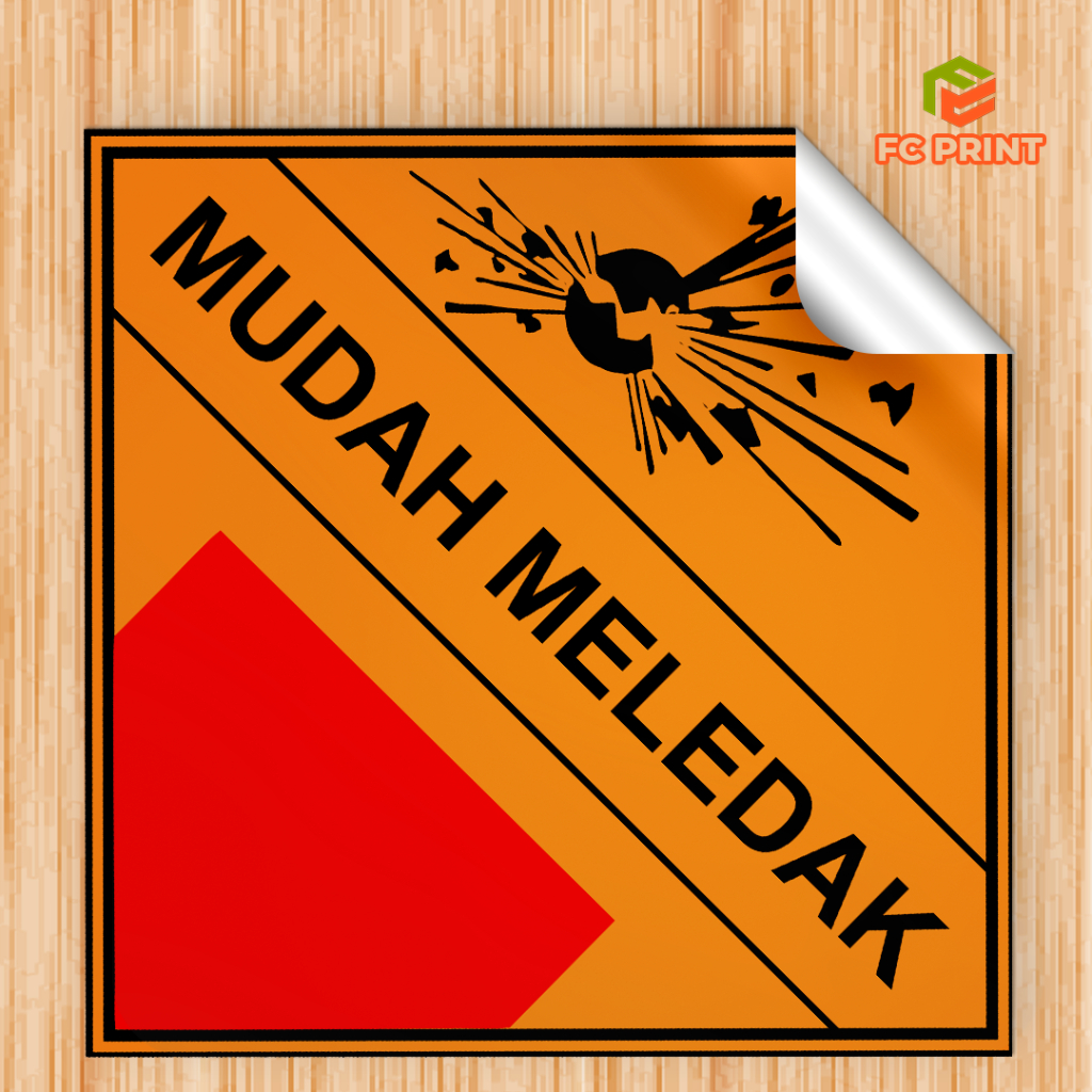 Jual Stiker Label Limbah B Mudah Meledak Shopee Indonesia