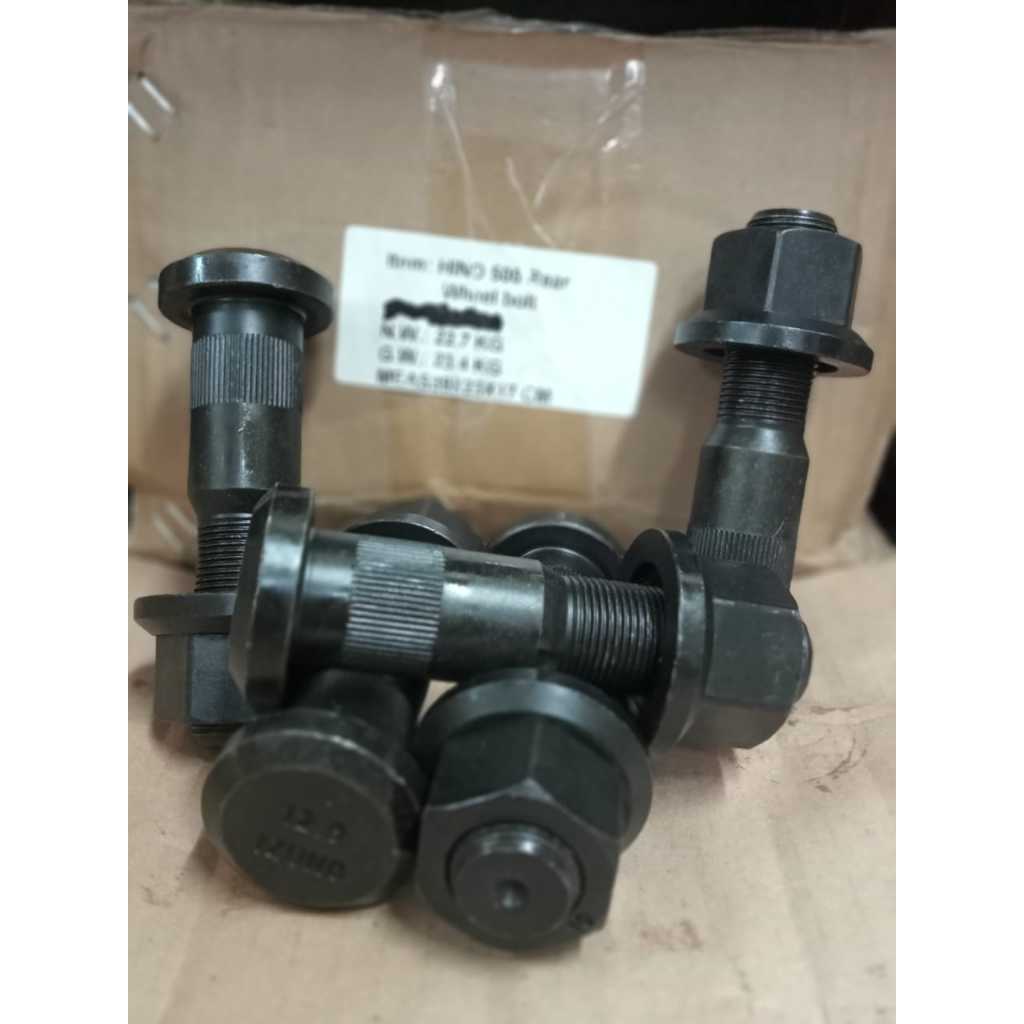 Jual BAUT RODA HINO 500 DEPAN HUB BOLT DEPAN MUR DRAT HALUS IZUNO LOHAN ...