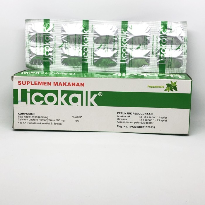 Jual Licokalk 500mg Per Box | Shopee Indonesia