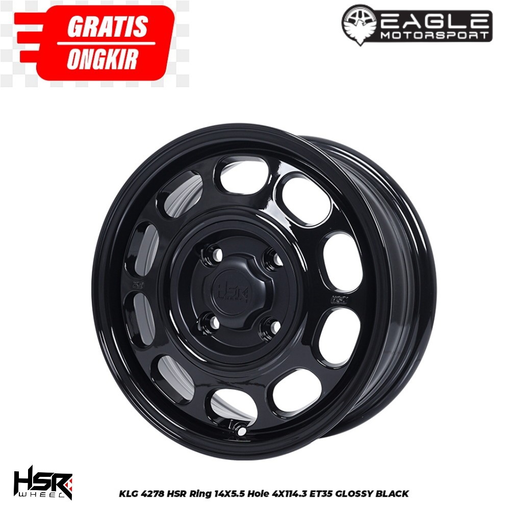 Jual VELG RACING HSR R14 HSR KLG TAMPILAN CLASIC COCOK UNTUK MOBIL ...