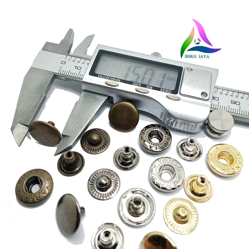 Jual Kancing Cetet Besi / Snap Button Diameter 15 mm 7060 (12 Set ...