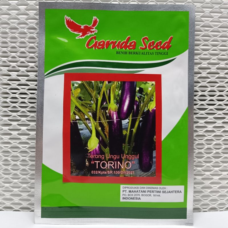 (BISA COD) 5 GRAM - BENIH BIBIT TERONG UNGU PANJANG UNGGUL "TORINO" - GARUDA SEED