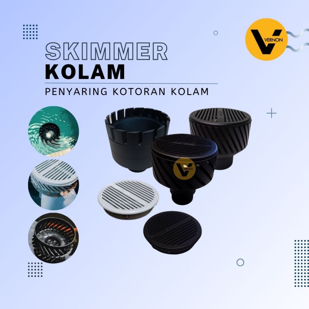 Jual Skimmer Statis / Skimmer Putar Skimmer Kolam Koi 3 Inch Shopee