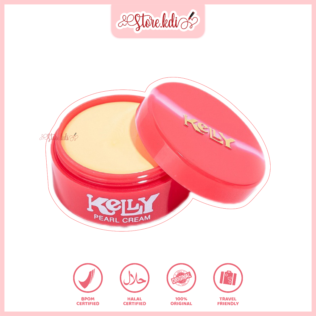 Jual Kelly Pearl Cream 15gr Original Bpom Shopee Indonesia