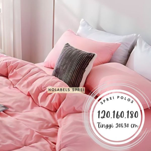 Jual Nolabels Seprai Polos Katun Bisa Cod Sprei Sprey Sudut Karet Homemade Seprai Pastel