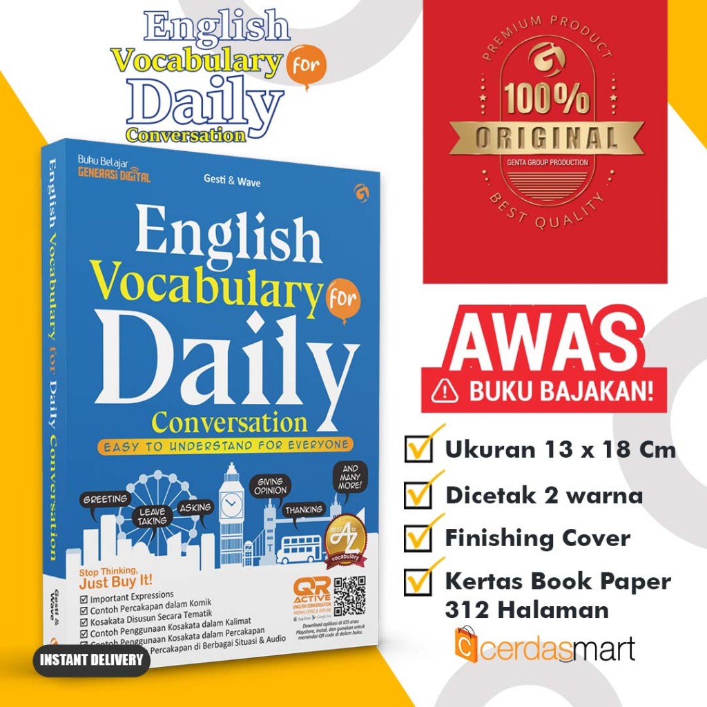 Jual BUKU BELAJAR BAHASA INGGRIS: ENGLISH VOCABULARY ...