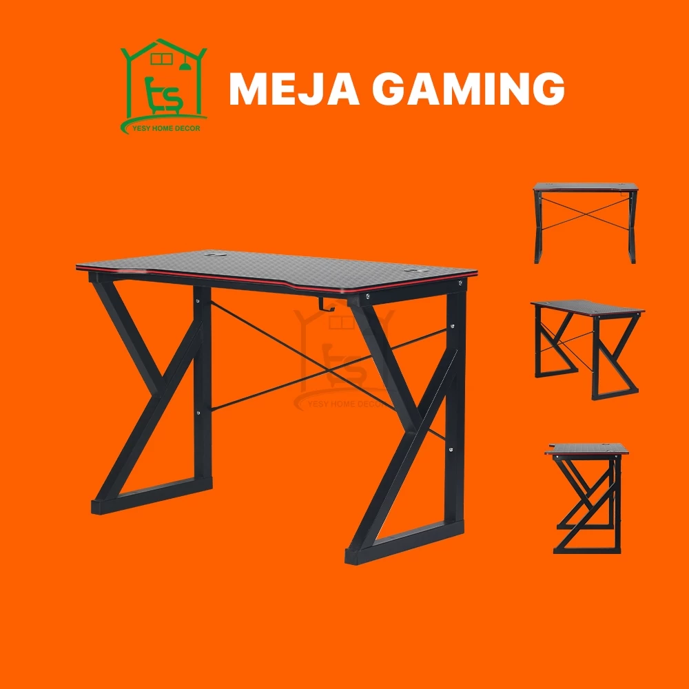 Meja kerja / meja gaming /meja kantor/meja komputer tipe k terbaru/meja gaming