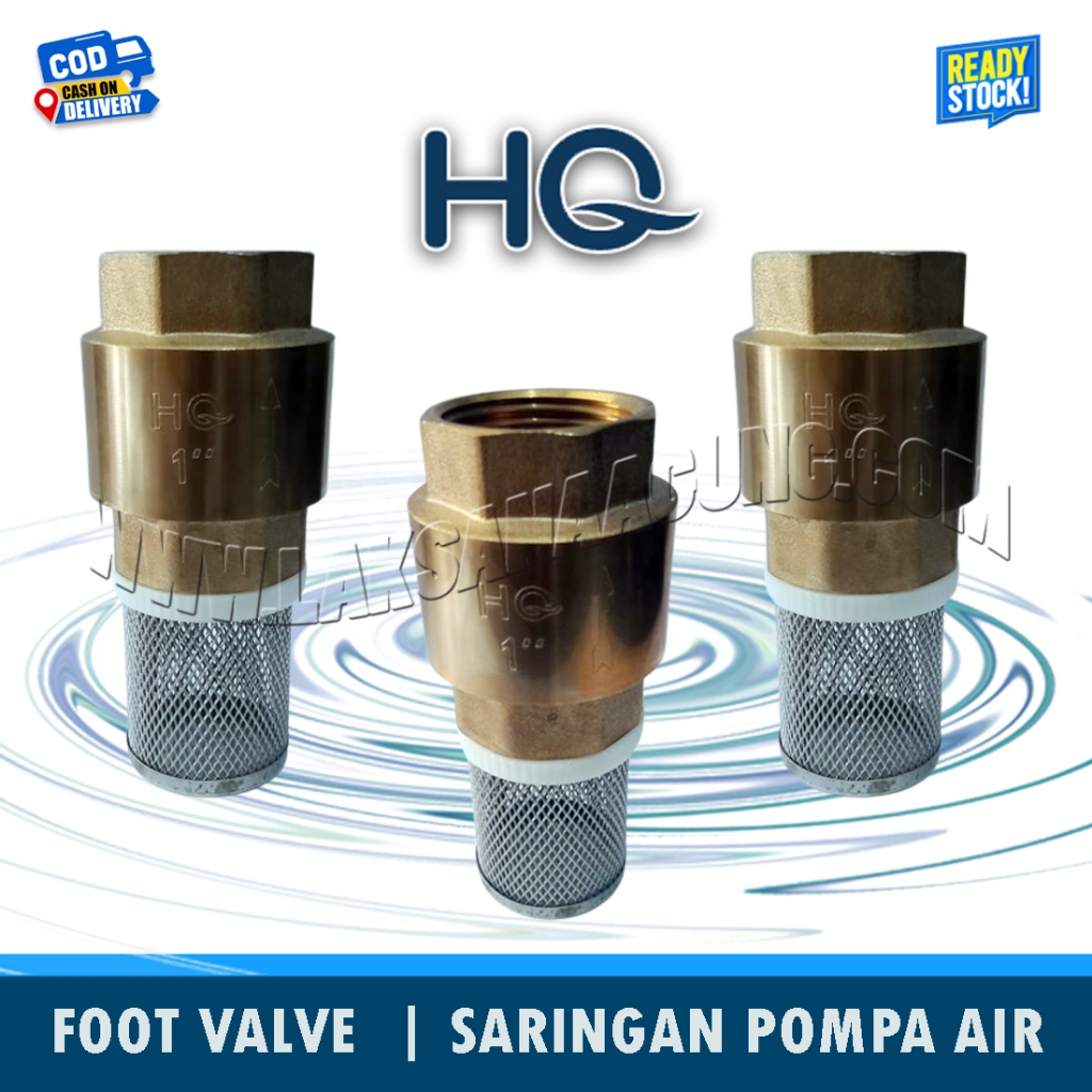 Jual Hq Tusen Klep 1 Inch Kuningan Foot Valve Saringan Pompa Air