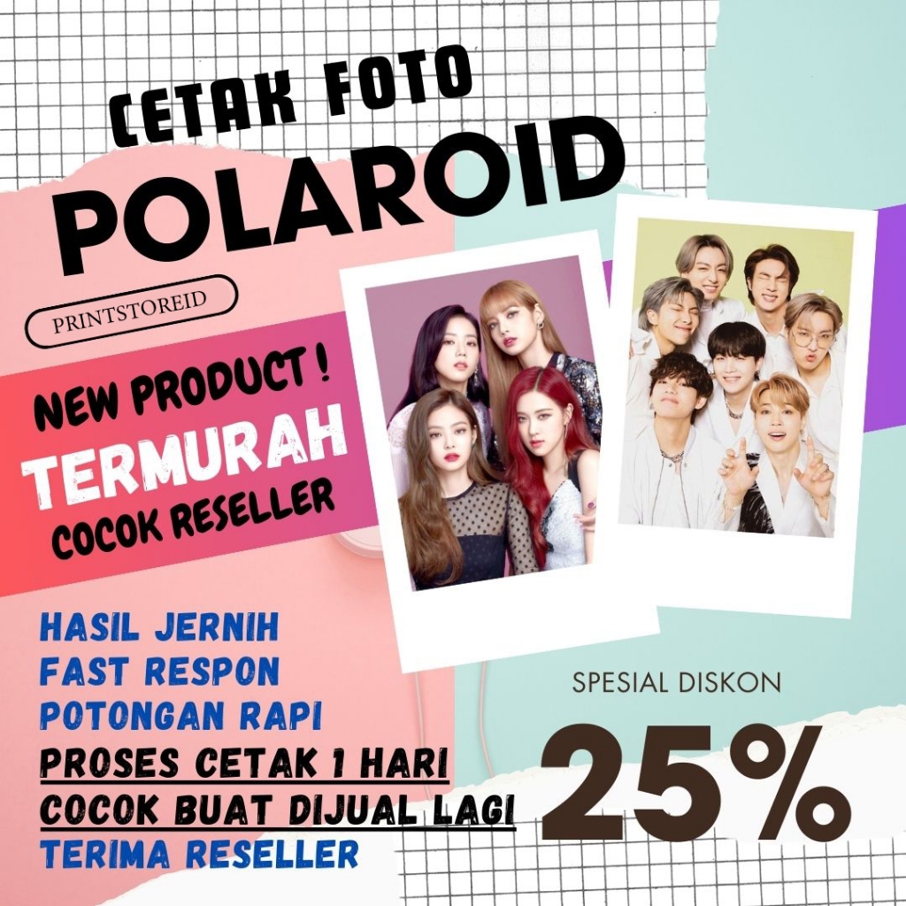 Jual Cetak Foto Polaroid R Custom Termurah Shopee Indonesia