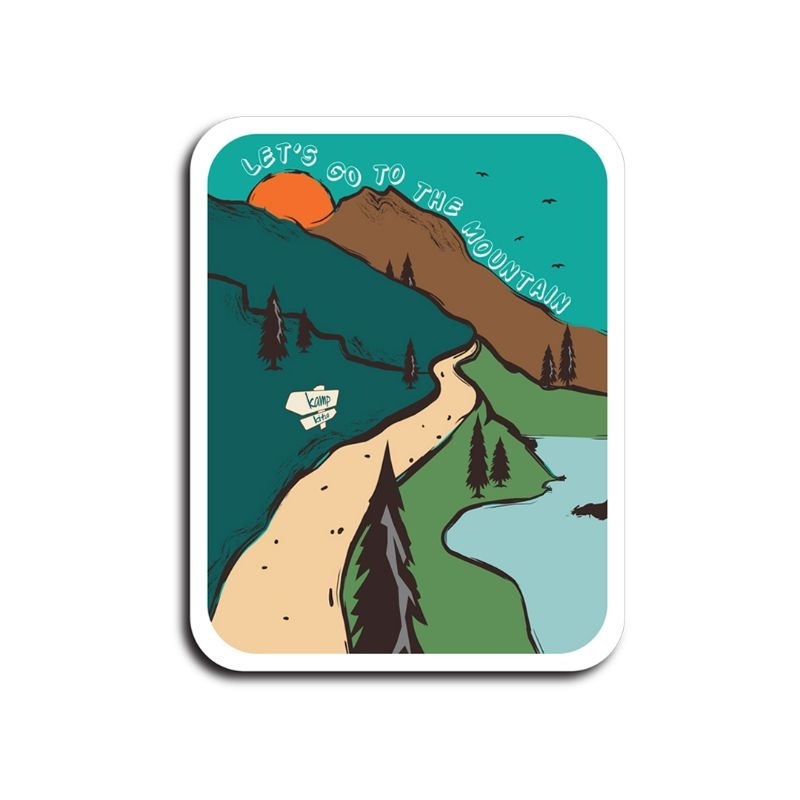 jual-let-s-go-to-the-mountain-sticker-shopee-indonesia