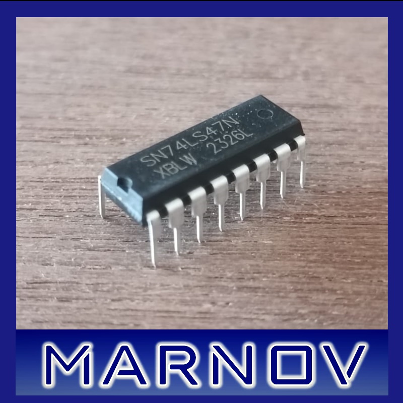 Jual IC BCD to 7 Segment 7447 SN74LS47 CA Common Anode | Shopee Indonesia