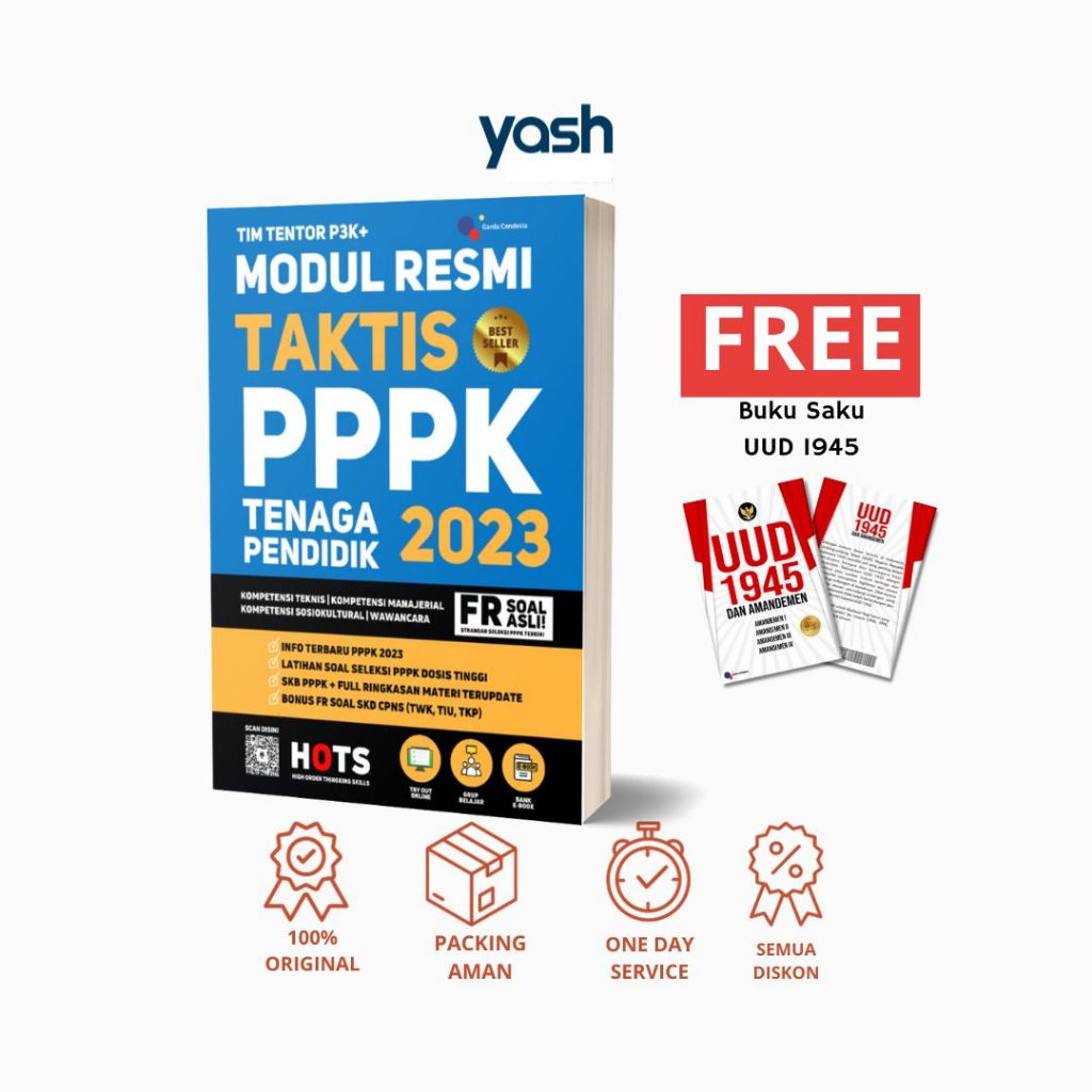 Jual Buku Pppk 2023 / Modul Resmi Taktis Pppk Tenaga Pendidik 2023 Fr ...