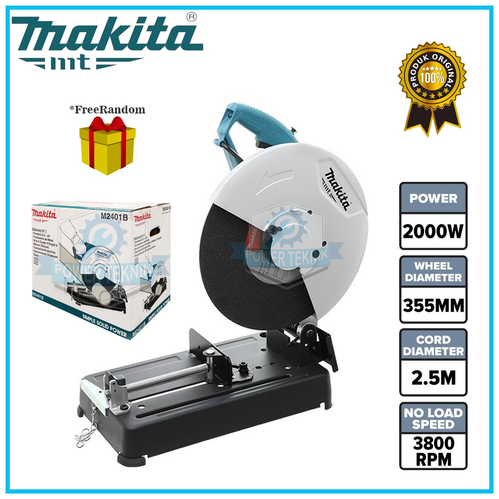 Jual Mesin Cut Off 14 Inch MAKITA M2401B Mesin Potong Besi Cutting ...