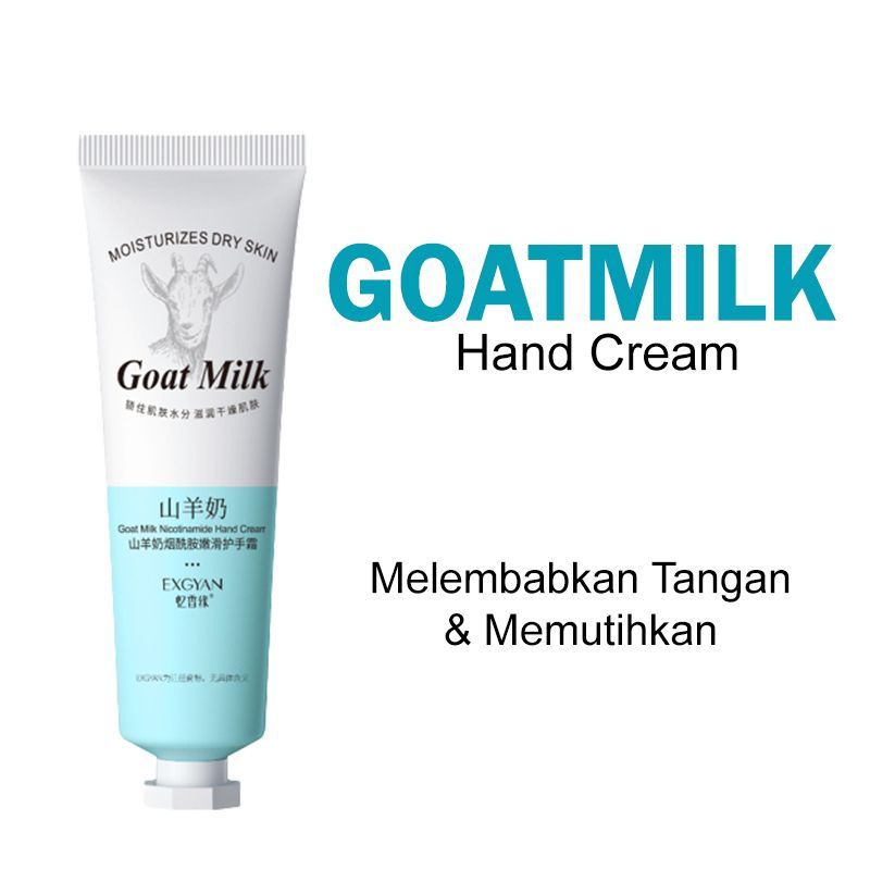 Jual Exgyan Hand Cream Goat Milk 30g Krim Tangan Handbdoy Whitening Niacinamide Shopee Indonesia