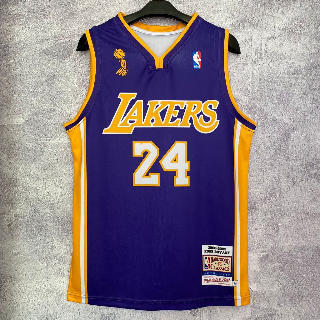 Jual Kobe Bryant Los Angles La Lakers 24 UNGU PURPLE TROPHY Jersey