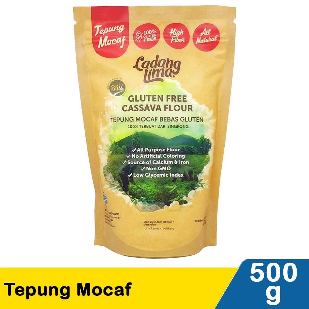 Jual Tepung gluten free ladang lima 500gr / tepung mocaf gluten free