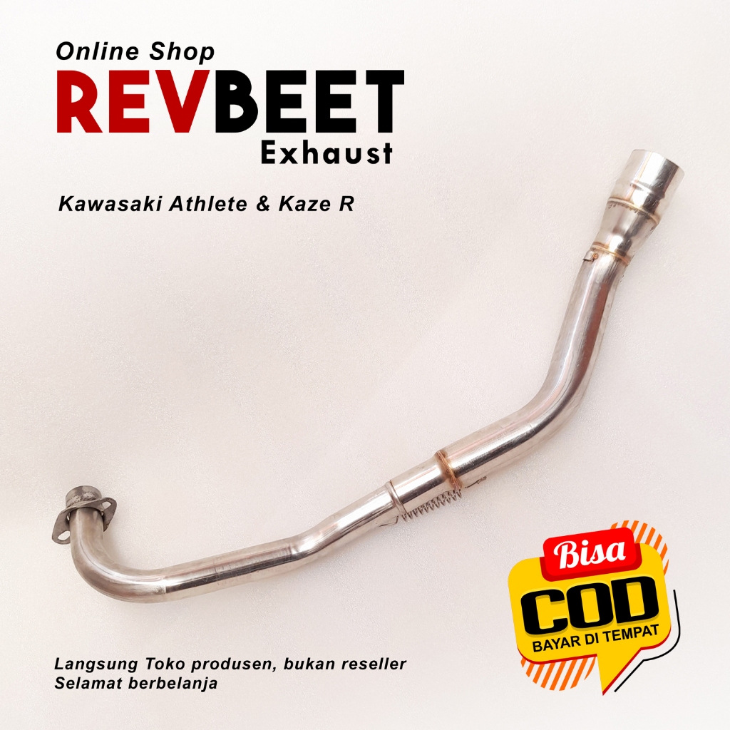 Jual Leheran Kawasaki Athlete, Kaze R inlet 50mm & 38mm Fullstainless ...