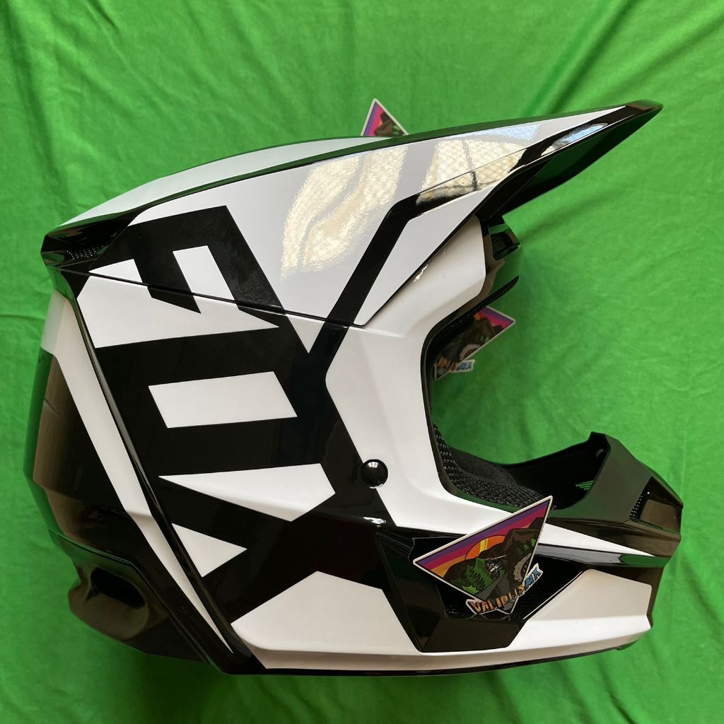 Fox Racing Casco V1 Race Spec Fluo Red - Unisex Adulto, Taglia S, Colore Rosso Fluorescente