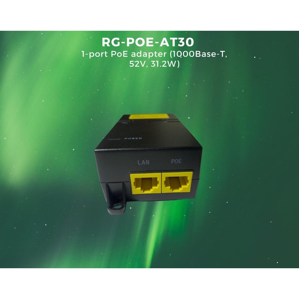 Jual RUIJIE REYEE RG-POE-AT30 1-PORT POE ADAPTER (1000Base-T, 52V, 31 ...