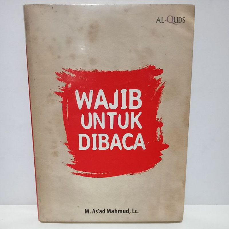 Jual Buku Original WAJIB UNTUK DIBACA Bu. M.As'ad Mahmud,Lc | Shopee ...