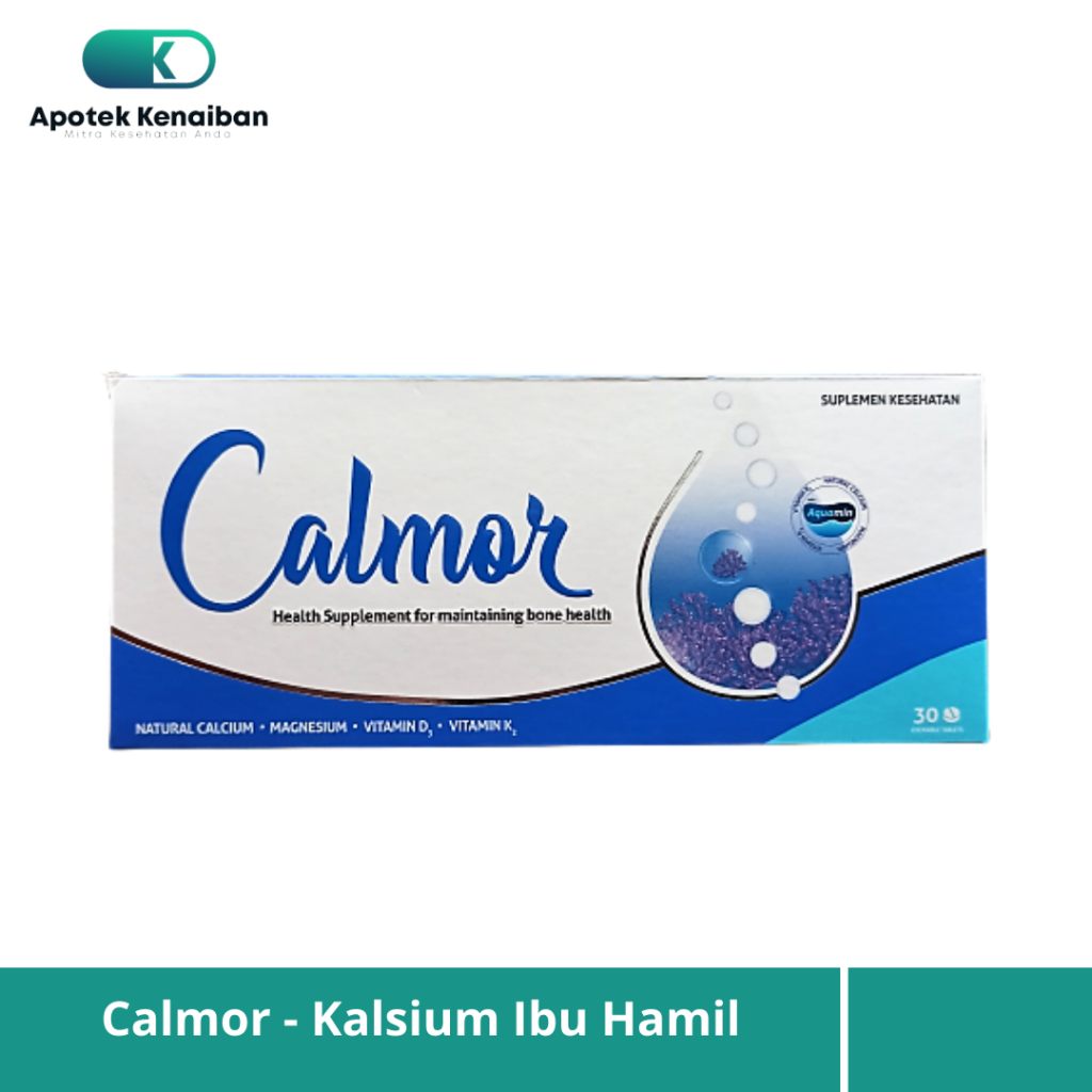 Jual Calmor Strip 10 Tablet / Kalsium Ibu Hamil Rasa Coklat | Shopee ...