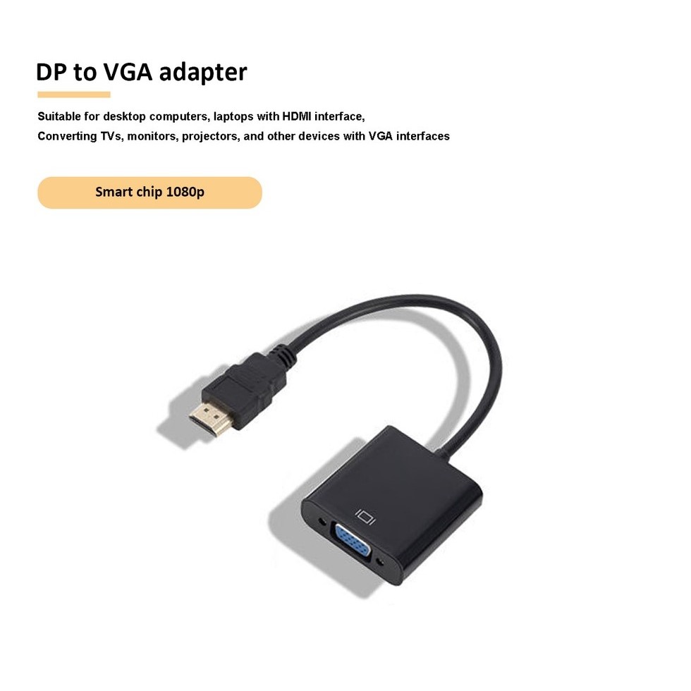 Jual (acckomputer_11) CONVERTER HDMI TO VGA WITH AUDIO Shopee Indonesia