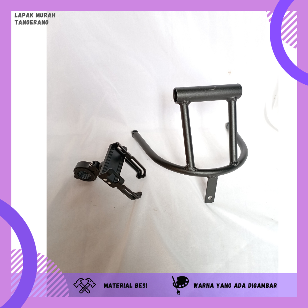 Jual Paket Bracket Phone Holder Yamaha Nmax Old Dudukan Holder Hp Gps Alumunium Stang Shopee