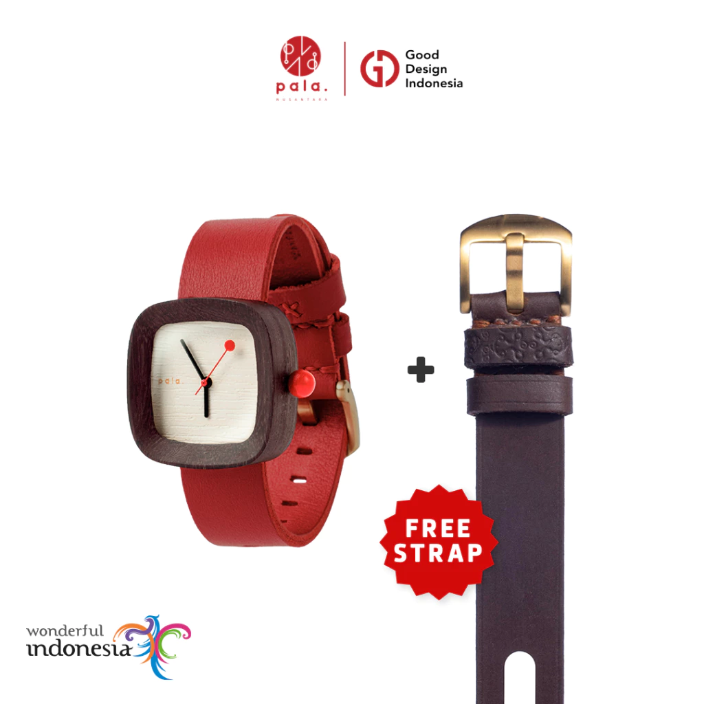 Jam tangan kulit minimalis pria dewasa