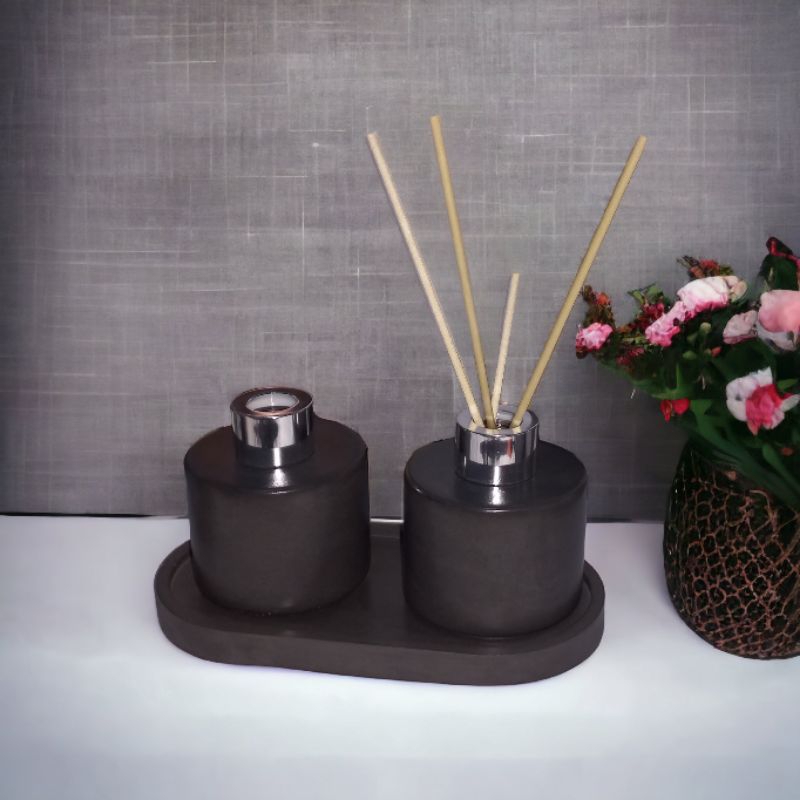 Jual Botol Reed Diffuser bahan Semen dan Botol Kaca Lengkap Dengan ...
