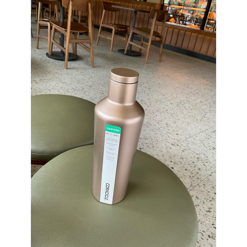 Jual Tumbler Starbucks x Corkcicle 16Oz Gold Starbucks Corkcicle